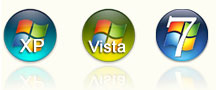 OS 7, Vista, XP, 2003, 2008